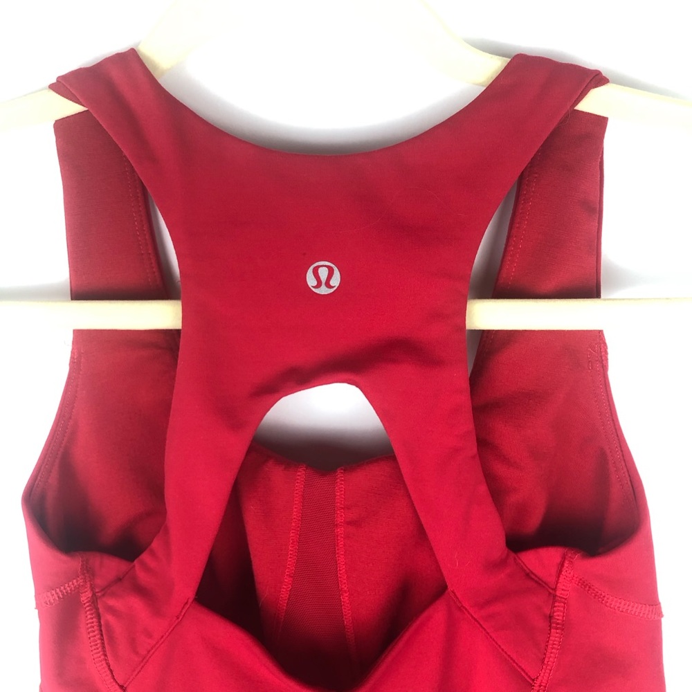 {lululemon} run your heart out tank - currant - Picture 5 of 8
